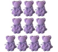 Stakee Asciugamani a Mano in Microfibra 10pcs Asciugamano a Forma di Orso Asciugamano a Mano Antico per Bagno per Bagno Cucina