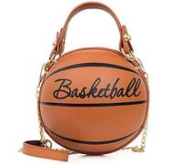 Stakee Borsa a Forma Di Palla Creativa Round Messenger Borsa Basket a Forma Di Basket Purse Circle Borsa Per Donne