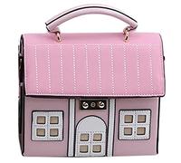 Stakee Borse in Pelle Borsa a Forma di Casa a Forma di Casa Creativo Sacchetto per personalità della personalità per Ragazze Donne
