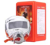 Stakee Maschere Antigas, Maschera Filtrante Ignifuga Multistrato Regolabile, Cappuccio di Fuga Facile Indossare per Cappuccio di Fuga Antincendio, Maschera di Ossigeno
