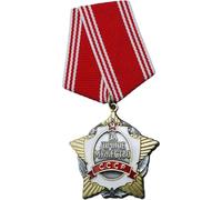 Stakee Medaglia 'Unione Sovietica URSS Coraggio Medaglia CCCP Distintivo in Metallo Vintage Spilla USSR Premio Militare Decorazione di Abbigliamento Collezione Commemorativa Ornamenti
