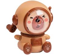 Stakee Temperamatite a Forma di Capibara con Contenitore, Temperamatite Manuale, Inserisce Automaticamente Il Tagliamine per Studenti