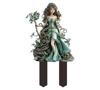 Stakes Giardino - Segnali Di Giardino Fata Acrilico, Scommessa Decorativa Patio | Figura Fata Giardino, Balcone Portatile Da Giardino, Decorazione Di Arte Resistente