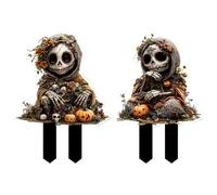Stakes Parco Giochi Di Halloween | Decorazioni Di Halloween Insegne Del Patio All'aperto, Di Decorazione Esterna Spaventoso Acrilico 2D per Il Posteriore Festa