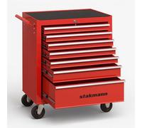 STAKMANN Carrello Portautensili con 7 Cassetti in Acciaio, Carrellino per Attrezzi Multiuso, Armadietto per Strumenti di Lavoro con Ruote, Ideale per Officine, Garage, Fai da Te, 68 x 33 x 78 cm