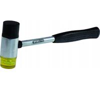 STALCO Martello da falegname, diametro 35 mm, in gomma, martello di plastica