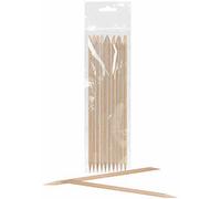 STALEKS PRO 100 bastoncini in legno d'arancio, 15 cm, per manicure, pedicure, nail art e fai da te.
