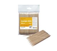 STALEKS PRO 100 bastoncini in legno d'arancio, 15 cm, per manicure, pedicure, nail art e fai da te.