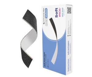 STALEKS PRO 25 pezzi di ricambio per lime double face PapmAm MIX con schiuma morbida. Per base di lime dritto. Expert (grana 180/240)