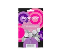 STALEKS Pro - 25 Pezzi di Spugne Monouso per Disco Pedicure (Ø 20 mm) Base Pododisc Misura M, PDFB-20