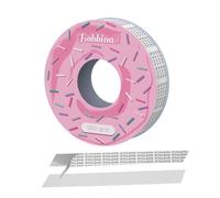 STALEKS PRO BOBBINAIL Ricambio Monouso Lime Bianco Adesivo In Rotolo Expert per Donut Dispenser Lime 6 Mts (Grana 180)