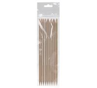 STALEKS PRO by Natury Nails 10 pezzi di bastoncini in legno d'arancia 15 cm per manicure, pedicure, nail art e artigianato.