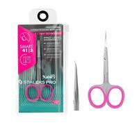 STALEKS PRO by Natury Nails - Forbici professionali per cuticole, 25 mm, con anelli ergonomici, in acciaio inox, Smart SS-41/3
