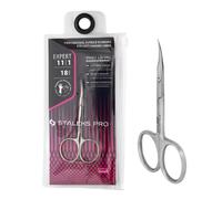 STALEKS PRO by Natury Nails Forbici professionali per cuticole per mancini. Anelli ergonomici. Acciaio inossidabile. Expert 11/1