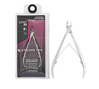 STALEKS PRO by Natury Nails Pinza professionale per cuticole 8 mm. Tagliacutticole in acciaio inossidabile. Expert 20-8