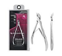 STALEKS PRO by Natury Nails Pinza professionale per cuticole 9 mm. Tagliacutticole in acciaio inossidabile. Expert 10-9