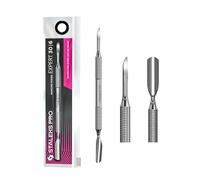 STALEKS PRO by Natury Nails spingitore per cuticole. Ampia spatola arrotondata e detergente a forma di artiglio. Manicure e pedicure. Acciaio inossidabile. Expert PE 30/6