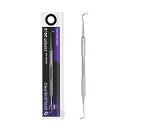 STALEKS PRO by Natury Nails spingitore per pedicure, curetta a due punte semi-sferica, acciaio inossidabile AISI 420, Expert (PE-20/2)