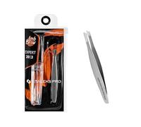 STALEKS PRO Clip per sopracciglia con bordi larghi e inclinati. Consigliato per sopracciglia spesse e larghe. Preciso, acciaio inox AISI 420. Modello Expert 20/3
