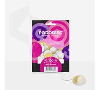 STALEKS PRO Expert PODODISC L - Abrasivi monouso per lima per piedi (grana 100, 50 pezzi) - Lime abrasive con strato in schiuma morbida per pelle molto ruvida e apertura di crepe