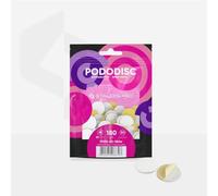 STALEKS PRO Expert PODODISC M Abrasivi usa e getta per lima per piedi (grana 180) - Lime abrasive con strato in schiuma morbida per la lavorazione della pelle primaria e moderatamente ruvida