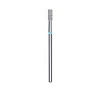 STALEKS PRO Expert - Punta diamantata per trapano per unghie (cilindro, blu, testa da 2,5 mm/6 mm WP) - abrasività media per una delicata lucidatura delle cuticole e la lavorazione della pelle in