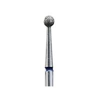 STALEKS Pro FA01B027 - Punta per trapano diamantata per unghie a sfera, colore blu medio, 2,7 mm, 1 pezzo