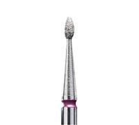 STALEKS Pro FA50B012/3 - Punta per trapano diamantata per unghie, 1 pezzo, diametro medio della testa 1,2 mm, pezzo di lavoro 3 mm