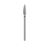 STALEKS PRO fresa in carburo di tungsteno per tornio unghie, punta 40 x 14 mm. Forma mais (grana media)