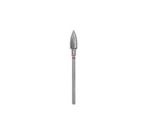 STALEKS PRO fresa in carburo di tungsteno per tornio unghie, punta 5 x 13,5 mm. Forma mais (grana fine)