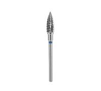 STALEKS PRO fresa in carburo di tungsteno per tornio unghie, punta 5 x 13,5 mm. Forma mais (grana media)
