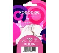 Pastiglie Lima per unghie per disco pedicure Bianco Ricarica File Pododisc Staleks Pro L 100 grit Box (50 pz) Pedicure Piedi spa