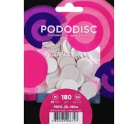 STALEKS PRO Expert PODODISC M Abrasivi usa e getta per lima per piedi (grana 180) - Lime abrasive con strato in schiuma morbida per la lavorazione della pelle primaria e moderatamente ruvida