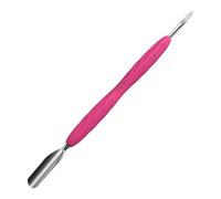 Staleks Pro Manicure Pusher UNIQ 10 tipo 6 - Manico in silicone - Spingitore largo arrotondato e detergente per unghie