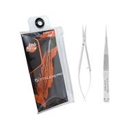 STALEKS PRO Micro forbice per modellatura sopracciglia. Acciaio inossidabile. Expert 90/2