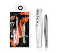STALEKS PRO Pinze per sopracciglia spesse e larghe, precise, in acciaio inossidabile. Expert 10/3