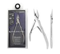 STALEKS PRO Pinze per unghie professionali per unghie incarnite 16 mm. Pedicure speciali. Acciaio inossidabile. Expert (NE-61-16)