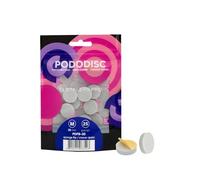STALEKS PRO Pododisco 50 Dischi abrasivi Adesivi da 20mm per tornio per Unghie. Pedicure Speciali (Tampone Lucidante)