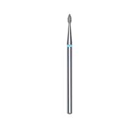 STALEKS PRO Punta per fresa diamantata per unghie, tipo "goccia", durezza blu, diametro testa 1,4 mm/ parte operante 4 mm