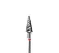 STALEKS Pro - Punta per trapano in metallo duro - Morsetto per coccinella (taglio a croce), set per manicure e pedicure - Kit di levigatura per levigatrici elettriche, punta per nail drill bit