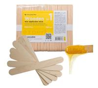STALEKS PRO Spatola asta applicatore per cera legno 15x1,7 cm Expert 10 (100 pezzi)