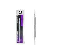 STALEKS PRO Spingitore per pedicure, curetta a due punte. Acciaio inossidabile. Expert PE-60/3