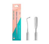 STALEKS PRO Spingitore per pedicure, curetta + spintore arrotondato. PP-20/1