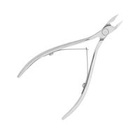 STALEKS Pro - Tronchesine per Pelle Cuticole Professionale, Pinza con Maniglia Curvo (Lunghezza Lama - 9 mm) Expert 80, NE-80-9