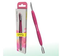STALEKS UNIQ PQ-10/2 - Doppio strumento per manicure con manico in silicone