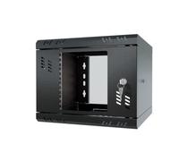 STALFLEX Armadio di Rete 10 Pollici - Armadio Rack 4U - Server Rack per Montaggio a Parete - Capacità di Carico 15 kg - Rack 10 Pollici Verso la sala Server, l'ufficio - Nero