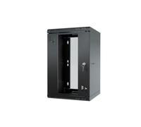 STALFLEX Armadio di Rete 10 Pollici - Armadio Rack 9U - Server Rack per Montaggio a Parete - Capacità di Carico 20 kg - Rack 10 Pollici Verso la sala Server, l'ufficio - Nero