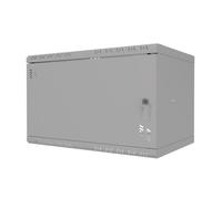 STALFLEX Armadio di Rete 19 Pollici - Armadio Rack 6U - Server Rack per Montaggio a Parete - Capacità di Carico 40 kg - Profondità 350 mm - Rack 19 Pollici - Grigio
