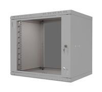 STALFLEX Armadio di Rete 19 Pollici - Armadio Rack 9U - Server Rack per Montaggio a Parete - Capacità di Carico 45 kg - Profondità 600 mm - Rack 19 Pollici - Grigio