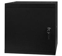 Stalflex Armadio per server 10" 6U, 300 mm, porta completa, nero RC10-6U-300MB